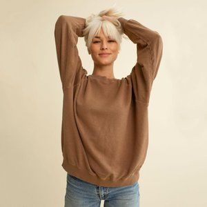 Jungmaven Bonfire Raglan Sweatshirt Coyote Medium